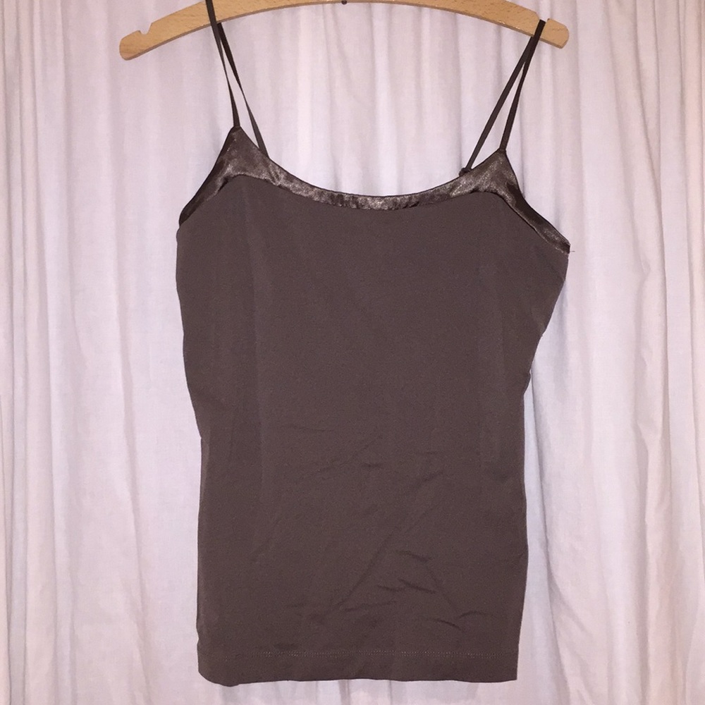 Banana Republic - faux satin camisole
